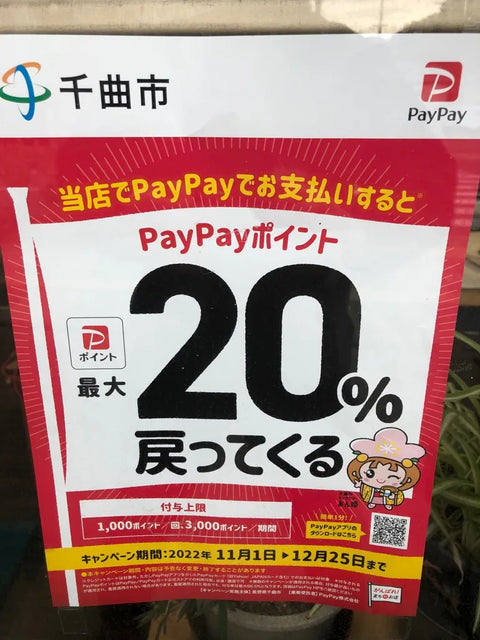 paypayキャンペーン、始まりました